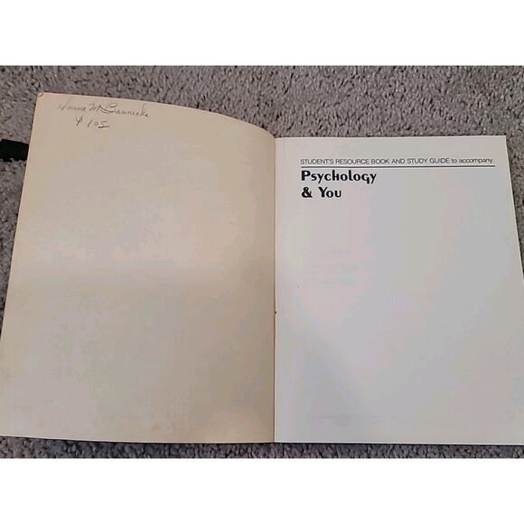 Study Guide to Accompany Psychology & You by Dan Perkins – 1978 Paperback – GUC - Picture 2 of 9